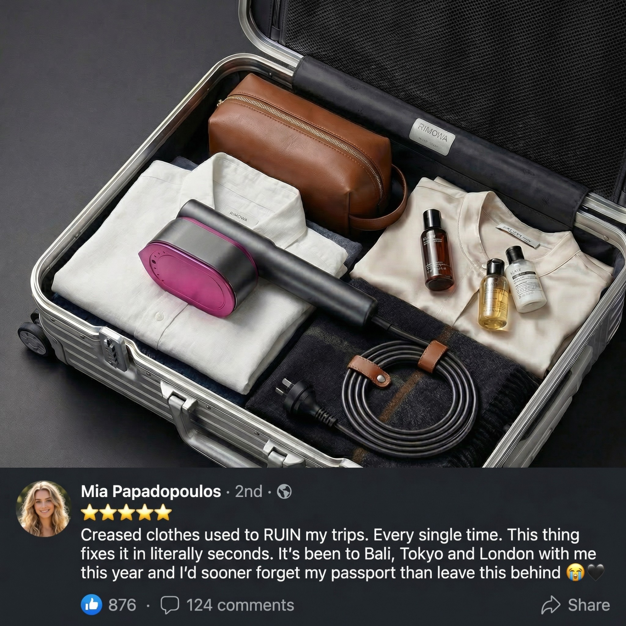Klayr™ | The 2-in-1 Steam Press