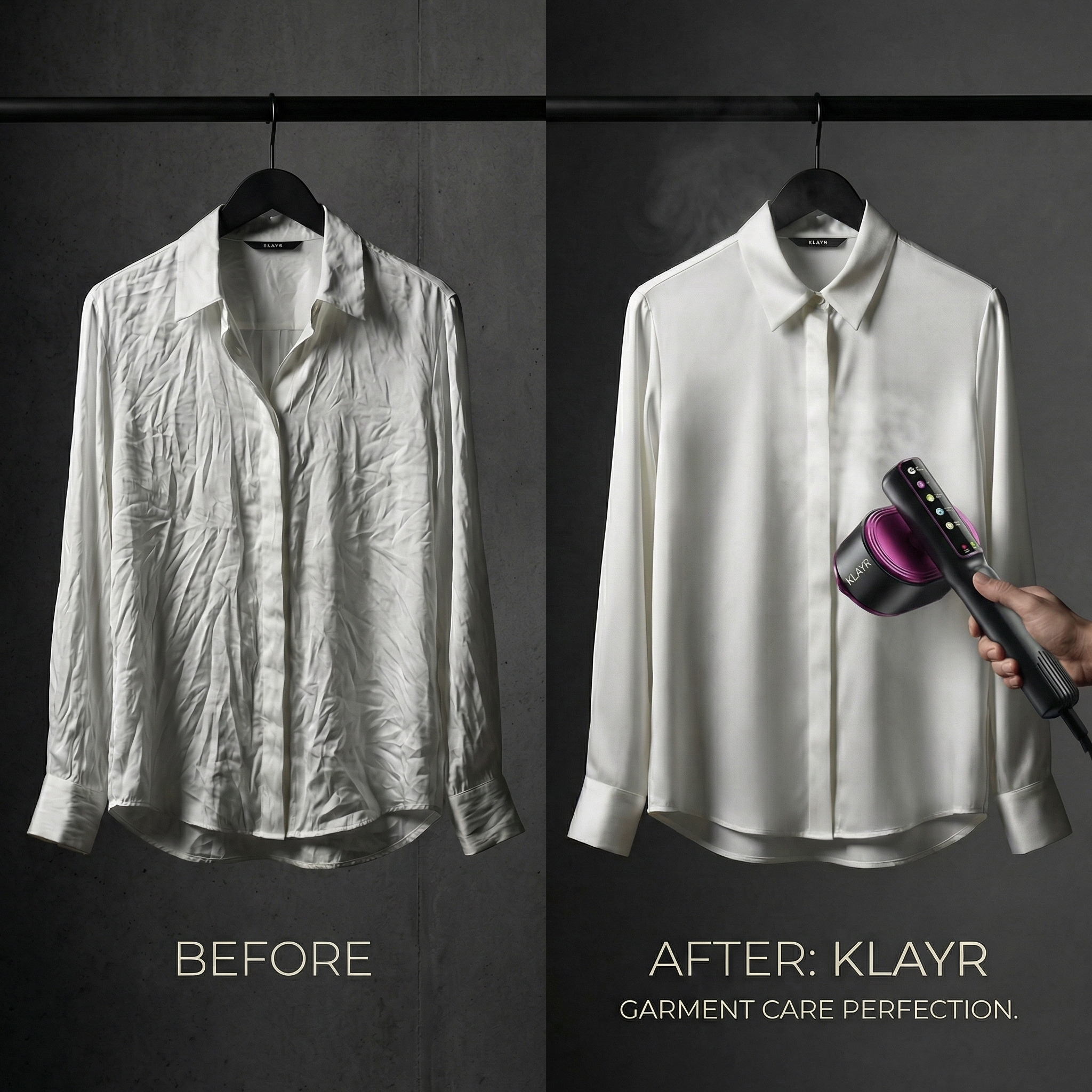 Klayr™ | The 2-in-1 Steam Press